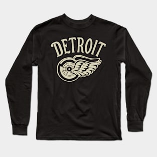 Vintage Detroit Red Wings Long Sleeve T-Shirt